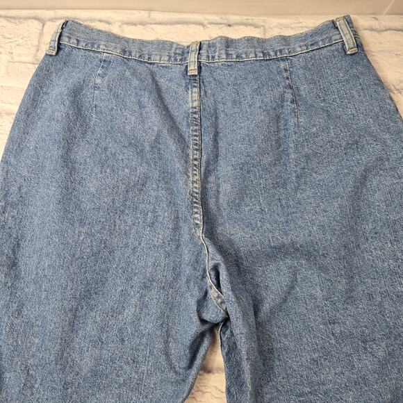 Vintage Wrangler for Women Capri Jeans size 12M 100% Cotton No Back Pockets - Picture 5 of 10